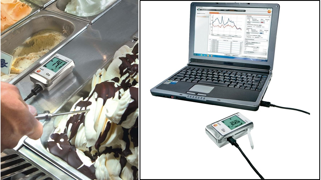 אוגר נתונים טמפרטורה TESTO 175-T2 DATA LOGGER